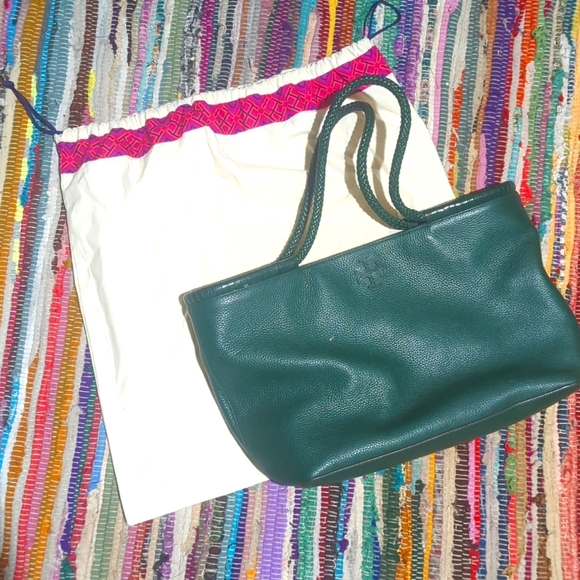 Forest green Tory Burch purse - Picture 5 of 5